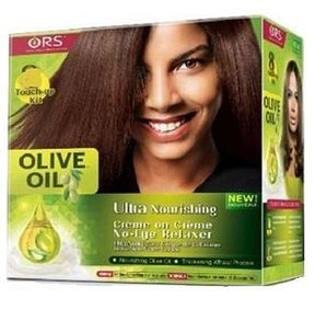 ORS Olive Oil Ultra Nourishing Creme No-Lye Hair Relaxer 6 Touch-Up Kit