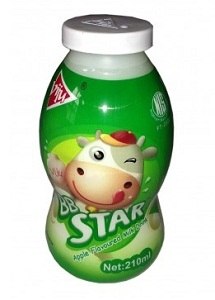 Bobo Star Milk Drink Apple 18 cl x24
