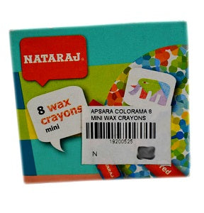Apsara Colorama Mini Wax Crayons x8