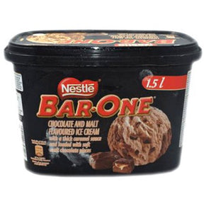 Nestle Bar One Choco & Malt Ice Cream 1.5 L