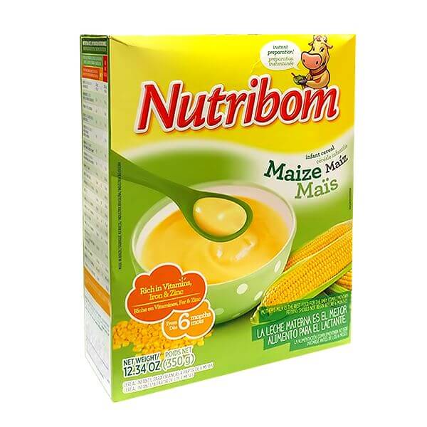 Buy Nutribom Infant Cereal Maize Months+ 350 g in Nigeria Baby - Main Image