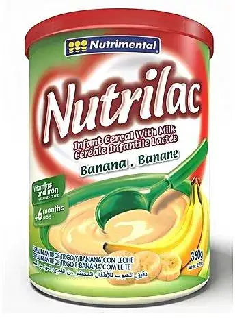 Nutrilac Infant Cereal With Milk Banana 6 Months+ 360 g