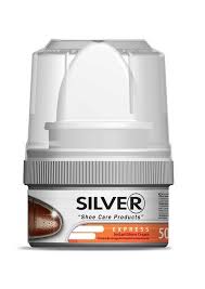 Silver Express Instant Shine Cream Polish Brown 50 ml