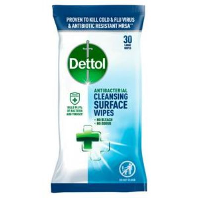 Dettol Cleansing Surface Wipes x30
