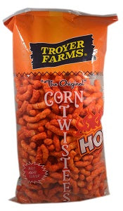 Troyer Farms The Original Corn Twistees Hot Flavoured 198 g