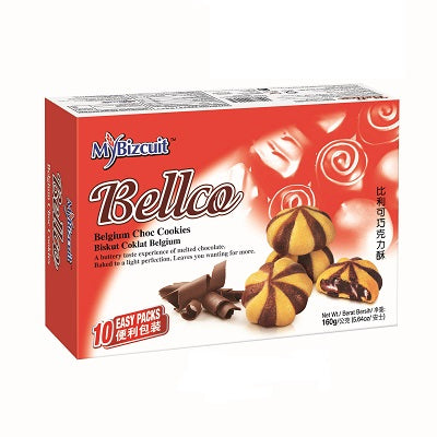 MyBizcuit Bellco Belgium Choco Cookies 160 g