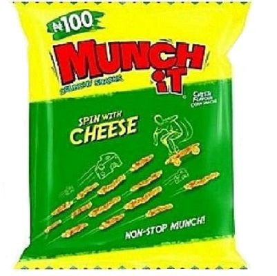 Munch It Crunchy Snack Cheese Flavour 26 g x12