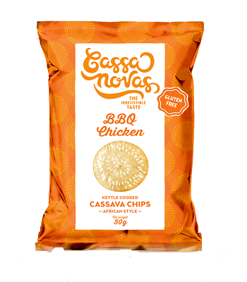 Cassa Novas Cassava Chips BBQ Chicken 60 g