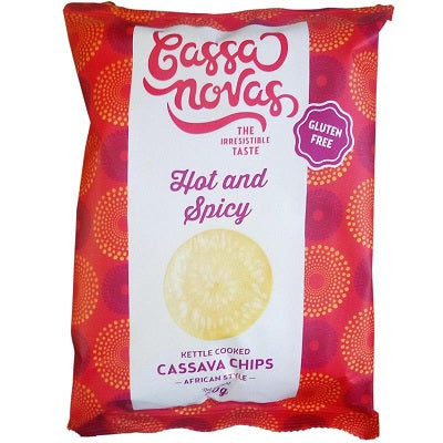 Cassa Novas Cassava Chips Hot & Spicy 60 g