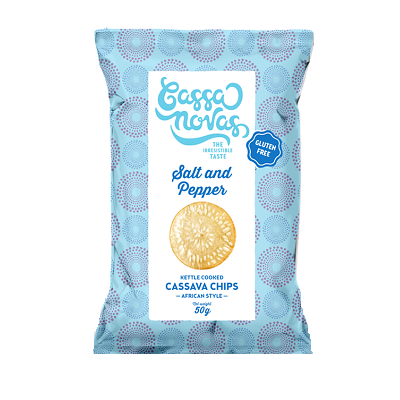 Cassa Novas Cassava Chips Salt & Pepper 60 g