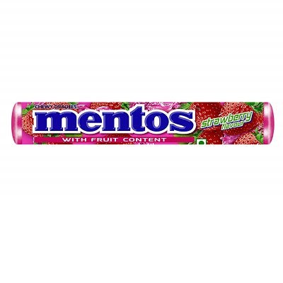 Mentos 2Share Chewy Dragees Strawberry & Watermelon Sachet 210 g