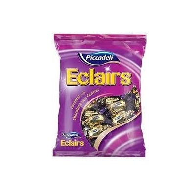 Piccadeli Eclairs Caramel With Chocolate Filled Centres 350 g x60