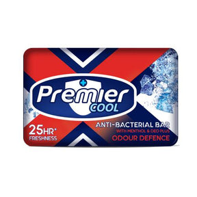 Premier Cool Anti-Bacterial Bar Soap Odour Defence 110 g