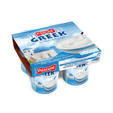 Pascual Greek Style Plain Sweetened Yoghurt 126 g x4