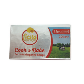 Fiesta Cook & Bake Butter Unsalted 200 g
