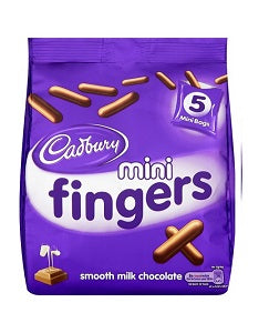 Mini Fingers Smooth Milk Chocolate 22 g x5