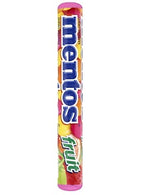 Mentos Chewy Dragees Fruit 37.8 g x14