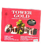 Tower Gold Pot Set 20 22 & 24 cm
