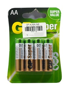 GP Ultra Alkaline Battery AA x4