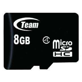 Team Class 4 Micro SDHC Card 8 GB