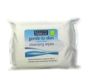 Beauty Formulas Sensitive Cleansing Wipes x30