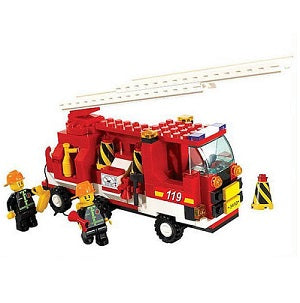 Sluban Blocks 119 Fire Center Series Fire Engine