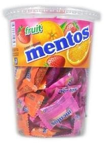 Mentos Chewy Dragees Fruit Cup 280 g x80