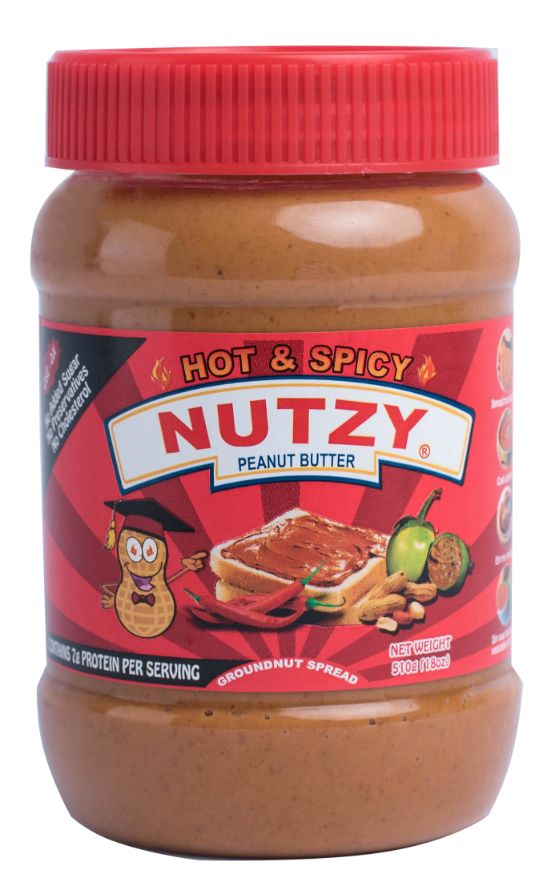 Nutzy Peanut Butter Hot & Spicy 510 g