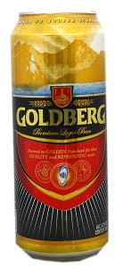 Goldberg Premium Lager Beer Can 50 cl x6