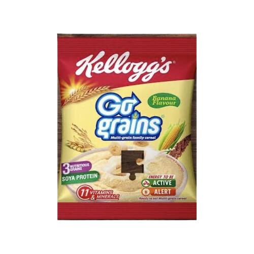 Kellogg's Go Grains Banana Flavour Cereal Sachet 40 g