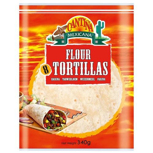 Cantina Mexicana Flour Tortillas 340 g x8