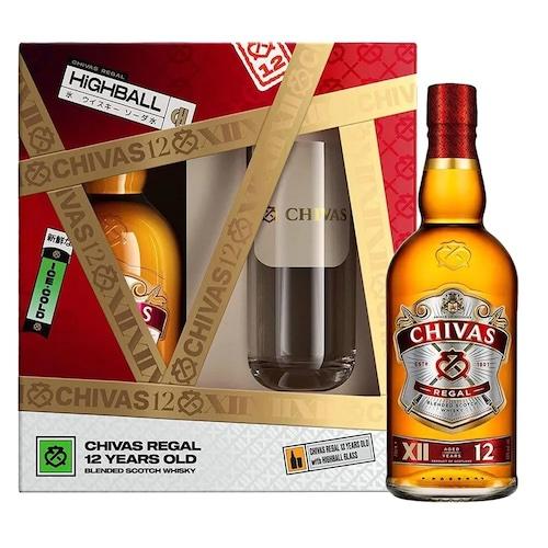 Chivas Regal Scotch Whisky Aged 12 Years Gift Pack 70 cl