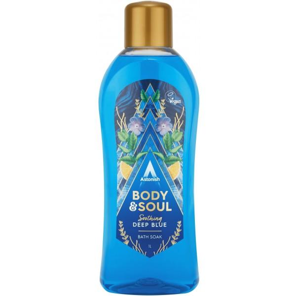 Astonish Bath Soak Body & Soul Soothing Deep Blue 1 L