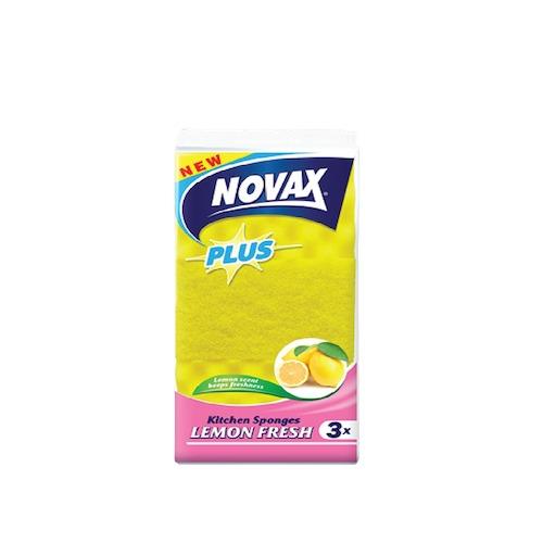 Buy Novax Kitchen Sponge Lemon Fresh x4 in Nigeria | Sponges & Scourers ...