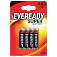Eveready AAA R03 Battery 1.5 V No.1212 BP-4 x4