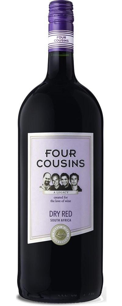 Four Cousins Dry Red Wine 75 cl