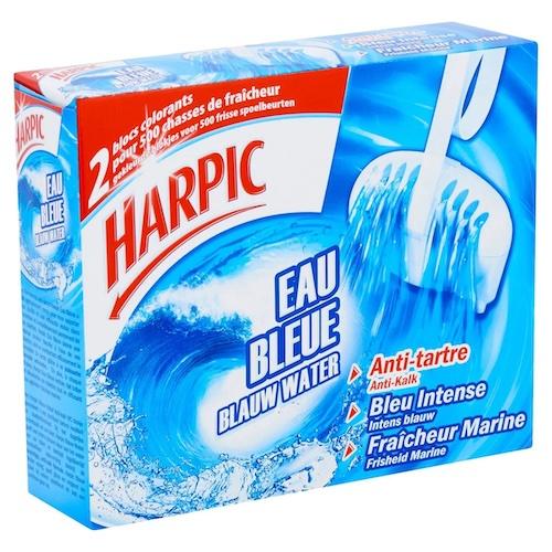 Harpic Toilet Rim Block Eau Bleue 38 g x2