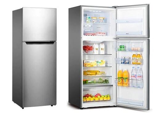 Hisense Refrigerator 306 Double Door Silver 295 L