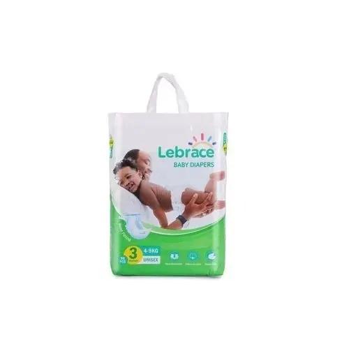 Lebrace Baby Diapers Size 3 Medium 4-9 kg x50