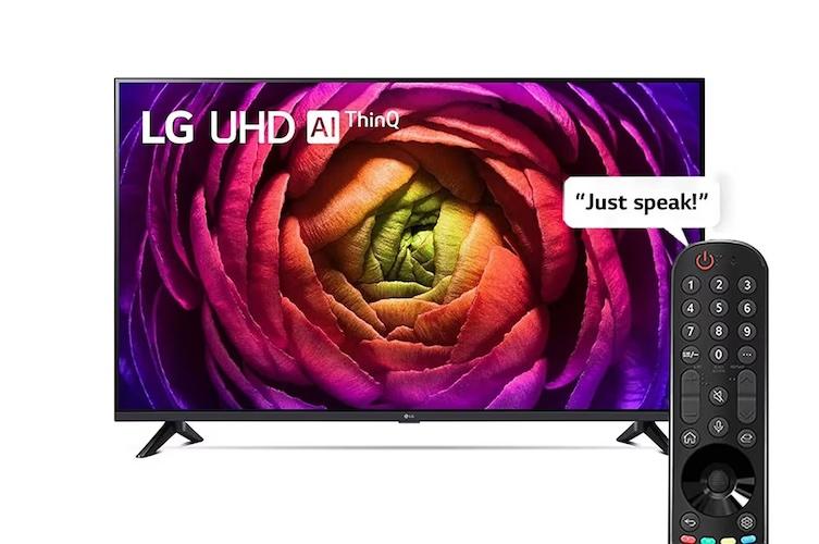 LG 50" TV 50UR7300 AI ThinQ 4K Smart Ultra HD