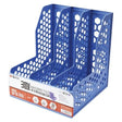 M & G Round Hole Magazine Container 3Cells Pp Blue