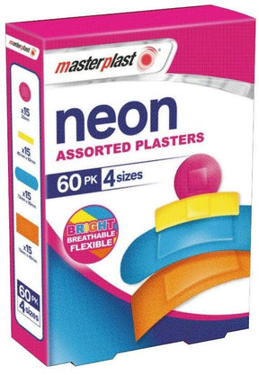 Masterplast Neon Assorted Plasters x60