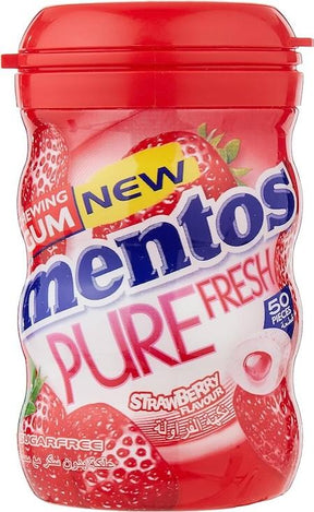 Mentos Pure Fresh Chewing Gum Strawberry 87.5 g x50