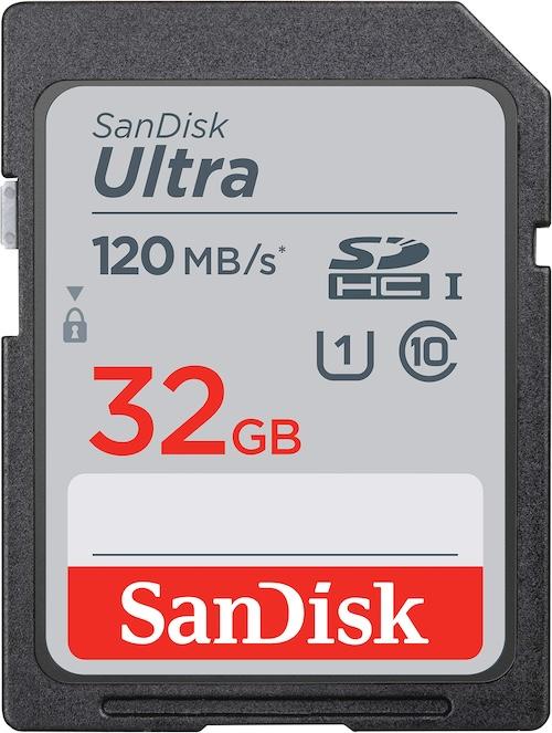 SanDisk 32 GB Ultra SDHC 120Mb/S Class 10 UHS-1 SDSDun4-032 g-GN6In