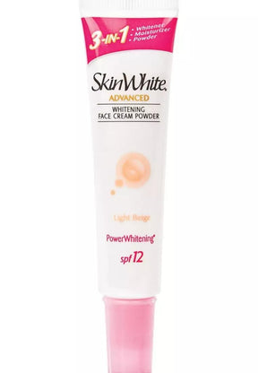 Skin White 3 in 1  Advanced Whitening Face Cream Powder Light Beige SPF 12 20 g