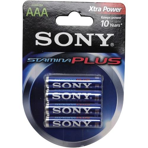 Sony Stamina Plus Xtra Power Battery AAA x4