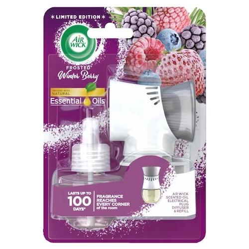 Air Wick Electrical Plug Diffuser With Refill Frosted Winter Berry Scented Oil 19 ml