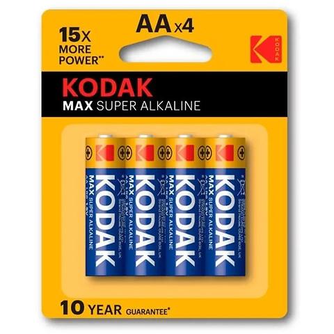 Kodak Max Super Alkaline Battery AA x4