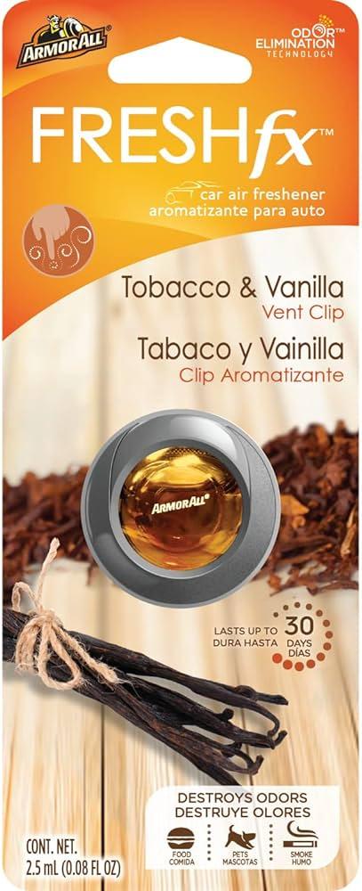ArmorAll Car Air Freshener Essential Blends Tobacco & Vanilla Scent 2.5 ml