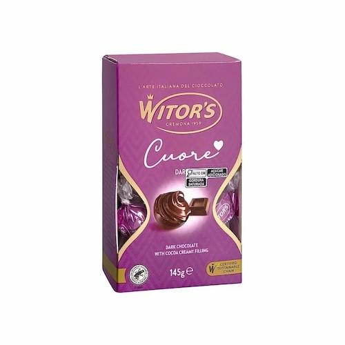 Witor's Cuore Cocoa Creamy Filling Dark Chocolate 145 g
